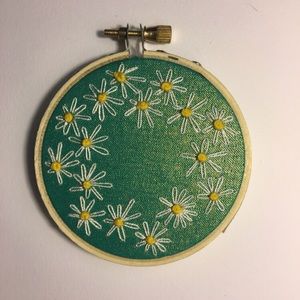 Embroidered Daisies